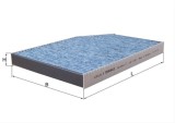 Filtru habitaclu cu polifenol MAHLE LAO1398