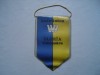 Fanion Badminton Gloria Timisoara RSR, Colectie Sport Retro, 19x12cm, Carton Plastifiat