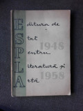 CATALOG EDITURA DE STAT PENTRU LITERATURA SI ARTA 1948-1958, ALBUM FESTIV