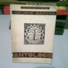 ANTOLOGIE - GEORGE BACOVIA (DEDICATIE)