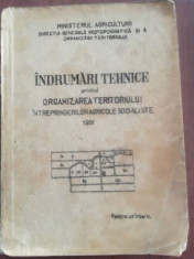 Indrumari tehnice privind organizarea teritoriului intreprinderilor agricole socialiste 1961 foto