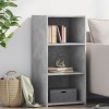 Dulap Gossi Gri Beton 45x41x93 cm Lemn Prelucrat Bufet Living Depozitare
