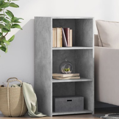 Gossi dulap, gri beton, 45x41x93 cm, lemn prelucrat foto