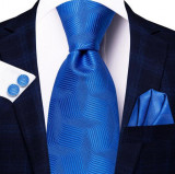 Set cravata + batista + butoni - matase - model 513