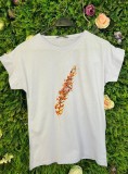 Cumpara ieftin Tricou Lila din Bumbac, Natura