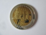Vatican 10 Euro 2007 UNC Specimen moneda test/probă,diametrul=40 mm,greutate=26 grame