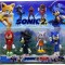 Set 4 figurine Sonic