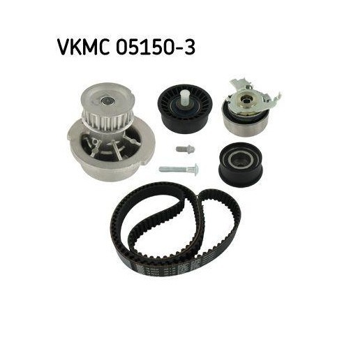 Kit distributie + pompa apa Chevrolet Corsa, Tigra; Opel Astra F, Corsa B, Tigra, Vectra B Motor 1.4 16V, 1.4 i 16V, 1.4 i 16V, 1.4 i 16V, dinti