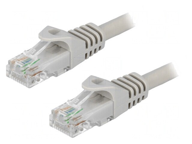 Patch Cord UTP Cat6 3m Gri