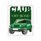 Abtibild &quot;CLUB OFF-ROAD &quot; Cod:TAG 058 / T2 Automotive TrustedCars, Oem