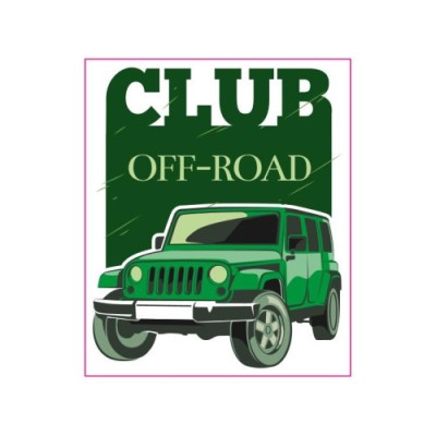 Abtibild &amp;quot;CLUB OFF-ROAD &amp;quot; Cod:TAG 058 / T2 Automotive TrustedCars foto