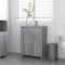 Gossi dulap de baie, sonoma gri, 60x33x80 cm, lemn prelucrat
