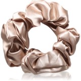 Crystallove Silk Scrunchie elastic pentru păr din mătase Gold 1 buc