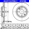 ATE 24.0113-0184.1 Disc frana