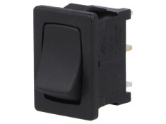 Comutator Basculant Negru ON-OFF 10A 250V