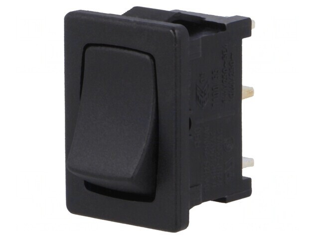 Comutator Basculant Negru ON-OFF 10A 250V