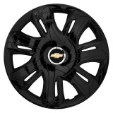 Cumpara ieftin Set 4 capace roti Supernova black laquered R16 Compatibil Cu Chevrolet