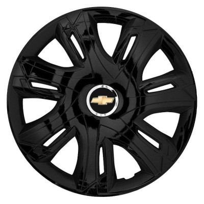 Set 4 capace roti Supernova black laquered R16 Compatibil Cu Chevrolet foto