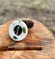 Odorizant pentru Dulap, Ceară Naturală de Soia, Noctis - Pin, Cedru &amp;amp; Tonka - FORMĂ INELARĂ, 25 gr , by Heliss&amp;eacute; Royal foto