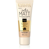 Eveline Cosmetics Satin Matt machiaj cu efect matifiant extract de melc culoare 103 Natural 30 ml