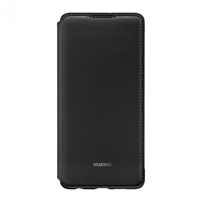 Husa Piele Huawei P30, Wallet Cover, Neagra 51992854