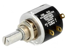 Potentiometru axial multitura 2k? 2W 6,35mm foto