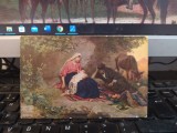 Odihnă &icirc;n timpul fugii &icirc;n Egipt Isus Hristos, Fecioara Maria, Religie c 1920 205