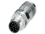 Conector M12 mufă, 12 pini, drept, IP67, 30V