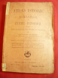 Atlas Istoric al Romanilor cu Cetiri Istorice -de Nathalia Tulbure ,11 harti