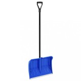 vidaXL Lopată de zăpadă, albastru, 147 cm, metal