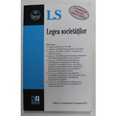 LEGEA SOCIETATILOR , ACTUALIZATA LA 18 AUGUST 2015