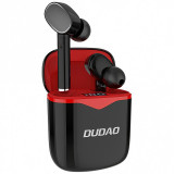 Handsfree Casti Bluetooth Dudao U12, MultiPoint, Negru Rosu