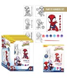 Set de Desenat cu Numere Spidey