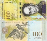 VENEZUELA 100.000 bolivares 13 dec. 2017 - banda &quot;BCV 100&quot; UNC!!!