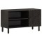 Gossi comoda tv, negru, 80x31x46 cm, lemn masiv de mango