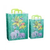 Sacosa cadou din hartie - Jungla,32x14x42cm, 90 g m &sup2;