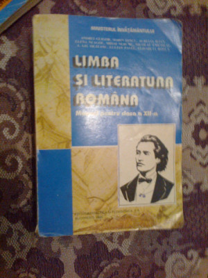 n4 Limba si literatura romana manual pentru clasa a XII -a foto