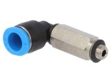 Racord Push-in 90&deg; M5 0,95-6bar