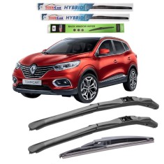 Ștergătoare Renault Kadjar Facelift (2018&ndash;2024) TeamCar&reg; &ndash; Hibrid | Set Complet