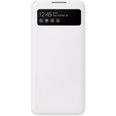 HUSA Smartphone Samsung, pt Galaxy A42, tip smart book cover cu buzunar, TPU, Smart View Wallet, alb, &quot;EF-EA426PWEGEE&quot;