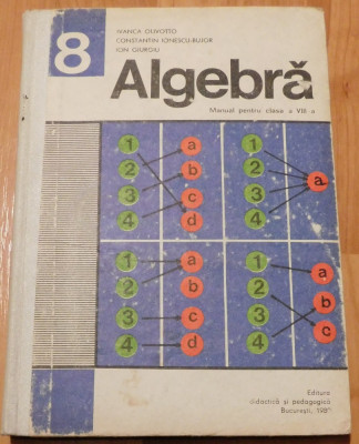 Algebra, manual pentru clasa a VIII-a de Ivanca Olivotto foto