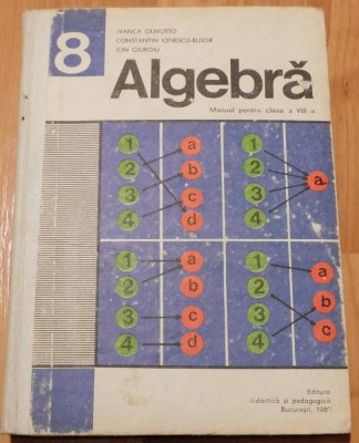 Algebra, manual pentru clasa a VIII-a de Ivanca Olivotto foto