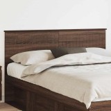 Tablie cap cu headboard Stejar inchis 150 cm Lemn compozit
