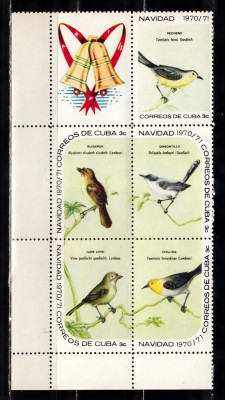 A12 S1 1 - Timbre foarte vechi - Cuba - pasari exotice foto