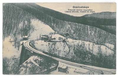 331 - ORAVITA, Anina, Caras-Severin, Viaduct CFR - old postcard - used - 1907 foto