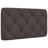 VidaXL Pernă pentru tăblie de pat maro &icirc;nchis, 80 cm, material textil
