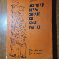 revista de pedagogie-activitati desfasurate cu soimii patriei din anul 1981