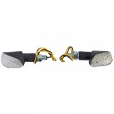 Semnalizator LED Mini pentru motocicleta, indicator mini personalizat cu lentila clara si E-Mark, 20mm Performance AutoTuning