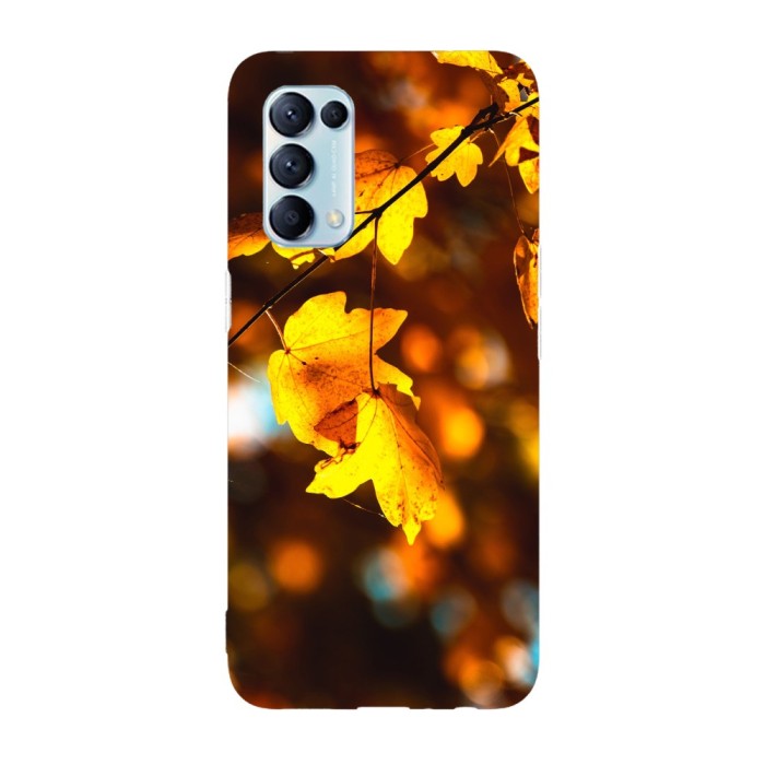 Husa compatibila cu Oppo Find X5 Lite model Fall leaves, Silicon, TPU, Viceversa