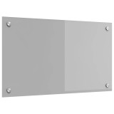 vidaXL Panou de bucătărie Gri deschis 70 x 40 cm sticlă securizată 42001226